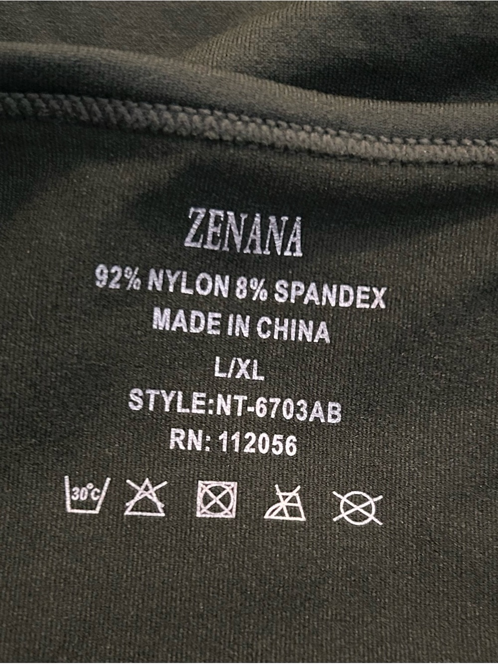 New Zenana Outfitters Army Green Scoop-Neck One-Piece Bodysuit Size L/XL NWOT - Picture 6 of 11
